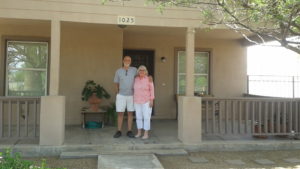 Carol King Shaw and Dave Shaw on front porch (3)
